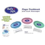 Ohanababy.id BABYSAFE FINGER TOOTHBRUSH WITH CASE TB001/SIKAT GIGI BAY