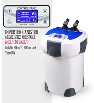 Aquarium SUNSUN HW-3000 Inverter UV Smart Canister Filter 90cm-180cm Tank（水族森森智能变频UV静音过滤桶）
