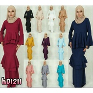 [ XXS-10XL ] HD1211 BAJU PEPLUM BABYDOLL  BRIDESMAID WEAR MUSLIMAH BAJU KURUNG MODEN PLUS SIZE MURAH PEPLUM TUNANG NIKAH