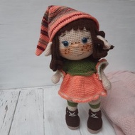 Elf Doll Hand crochet Elf Doll Stuffed toys Plush toys Amigurumi toys Elf girl