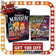 D&D Dungeon Mayhem (2-4 Players) Card Game and Dungeon Mayhem Expansion