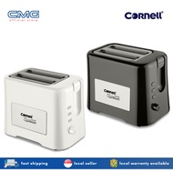 Cornell CT-EDC2000 2 Slice Pop Up Bread Toaster (white/black)