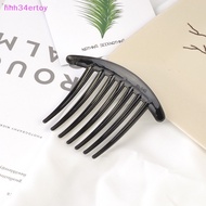 hhh34ertoy> 5/7 Teeth Plastic Hair Clip For Women Vintage Creative Headwear Black Hair Combs Magic H