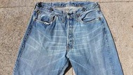 西方不敗全新絕版555廠美國製Levi's LVC 201 1920年 仿舊洗色 藍線布邊 永恆經典 Levis W34