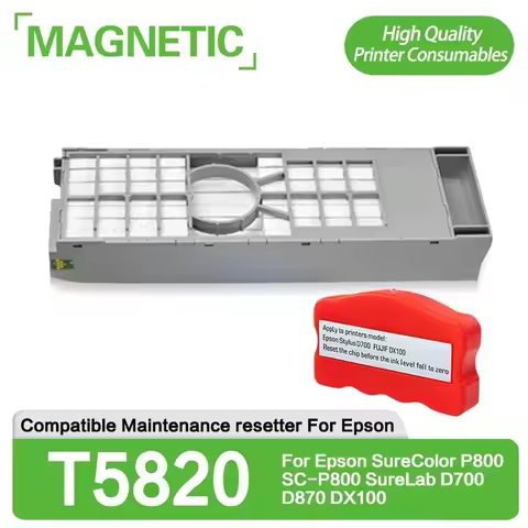 T582000 T5820 Maintenance Ink Tank Chip Resetter kit For Epson SureColor 3800 3880 P800 SC-P800 Sure