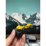 1/64 Jingshang kyosho Ferrari LaFerrari Yellow Ferrari LaFerrari Yellow with Card No Box Appearance 