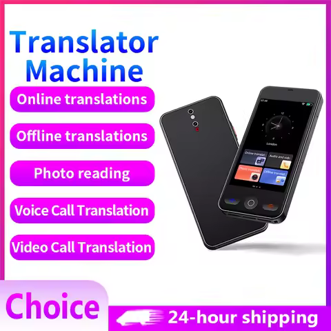 AI Real Time Voice Translator Device 148 Languages ChatGPT DeepSeek Instant Translation Travel Langu