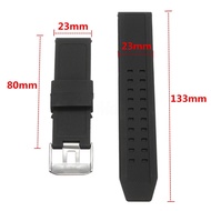 RUBBER WATCH BAND STRAP FOR 23MM LUMINOX EVO 3050 / 3950 NAVY SEAL COLORMARK