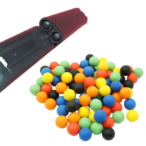 0.68 Caliber Paintball Exploration Proof Rubber Reusable .68 cal Training Shooting Paintball Gun Rub