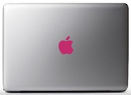 Magenta Hot Pink Color Cover Vinyl Decal for Macbooks - Includes Air Pro and Legacy Models