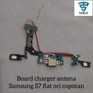 board charger konektor cas antena Samsung S7 flat ori copotan hp