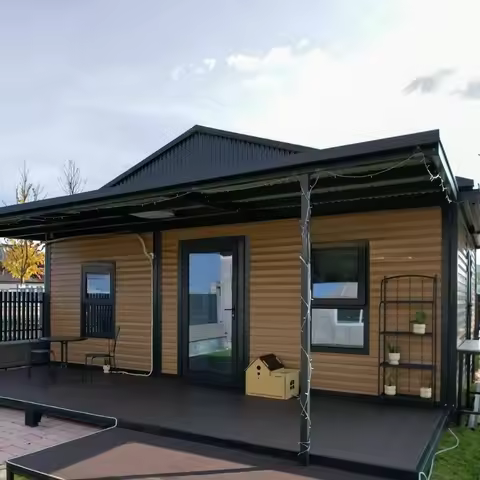 Luxury 3 Bedroom Classic-B Prefab Modular House Green House for Apartment Use