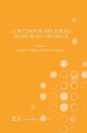 Contemporary Issues in Microeconomics Joseph E. Stiglitz