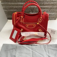 Balenciaga mini city Red edge ghw