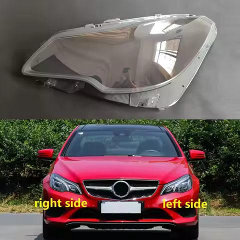 Headlights Lens Shell Lampshade Headlamp Cover Glass Lamp Shade For Benz W207 E-Class Coupe E200 E25