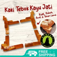 SEMPATI Kaki Sangkar Kandang Kosan Khosan Aurora Wijaya Bahan Kayu Jati Premium Kaki Sangkar Kotak B