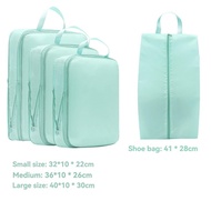 4Pcs Set Travel Storage Bag Compression Luggage Storage Bag/Compression packing cube/Packing Cube/Pa