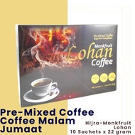 Hijra Coffee Malam Jumaat Monkfruit Lohan 10 Sachets rm55
