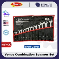 VENUS Combination Spanner/Wrench Set (8mm - 24mm)