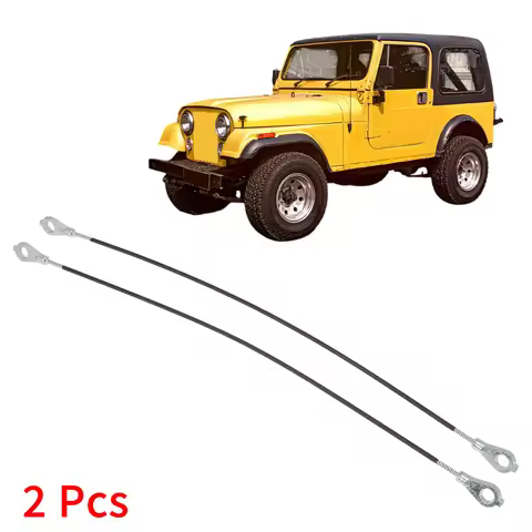 UXCELL No.J5752617 Tailgate Support Cables for Jeep CJ Series CJ7 CJ5 Scrambler