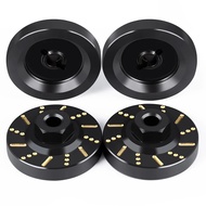 Solid Brass Wheel Hex Hub Adapters 4Pcs Black Coating Counterweight for 1/24 RC Car FMS FCX24M Truck