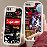 Case for OPPO A12 A5S A1K F5 A12E A7 F9 F7 A3S A5 A12s Pro Soft White E48 Basketball Logo