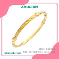 ZHULIAN Gold Plated Bangle BG5003/5004 Gelang Tangan Zhulian