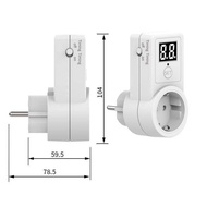 European Style Timer Switch Socket Countdown Switch Timer European Standard European Standard Breake