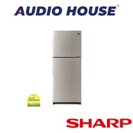 SHARP SJ-RF43E-SL  430L 2 DOOR FRIDGE  SILVER  3 TICKS  W700xD726xH1680MM  2 YEARS WARRANTY BY SHARP