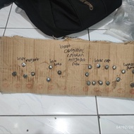 baut blok mesin magnet water pum cover gear ninja rr new old r ss ORIGINAL copotan