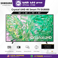 Samsung DU8000 50 55 60 65 70 75 85 Inch 4K UHD Smart TV CU8000 With Crystal Processor 4K|Dynamic Cr