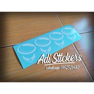Sticker 4 throttle untuk 4age blacktop silvertop 20v #sticker #oracal