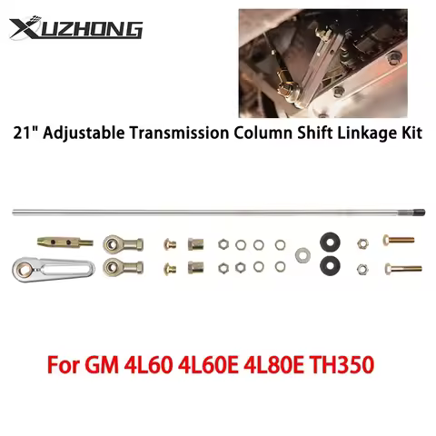 21" Adjustable Transmission Column Shift Linkage Kit ACA-1800 For GM 4L60 4L60E 4L80E TH350