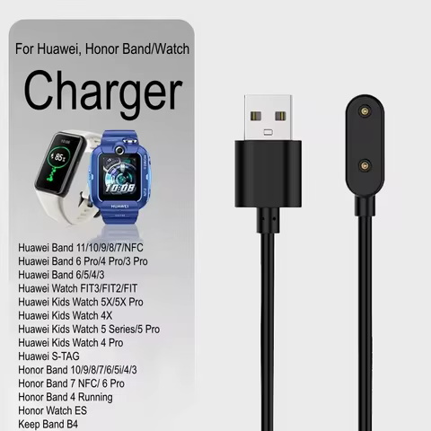 Charger for Huawei Smart Band 11 10 9 8 7 6 5 4 3 Fit Fit2 Fit3 New Mini, Kids Watch 5X 4X S-TAG Hon