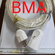 MANTAPP cable extender connection, plug & contra plug 220v, 10meter