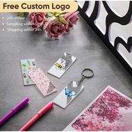 2025 Free Customized Idol Souvenir Bag Pendant Transparent Acrylic Lyrics Keychain Customized Design