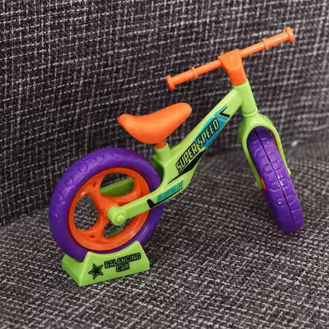 Plastics Assembled Balance Car Ornaments Radish Bike Balance Car Radish Mini Bike Assembled Professi