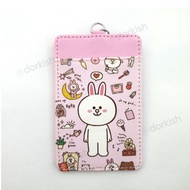 Line Cony Rabbit Ezlink Card Holder With Keyring