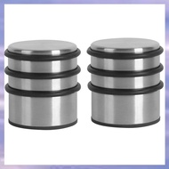 (JMTI) 2X Stainless Steel Door Stopper Household Anti-Collision Door Stop Perforation-Free Silent Do