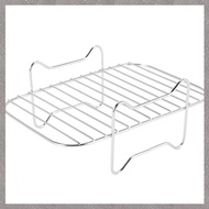 [M G L O] Air Fryer Rack for DZ201/DZ401 Foodi Accessories Stainless Steel Multi-Layer Stackable Deh