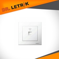 SWITCH CROWN CE 6101B 1G 4W RJ11 TELEPHONE SOCKET