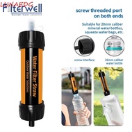 LUNAEDGE Purification Water Filter, Mini Purifier Mini Water Filter Straw, Filter Straw TUP Survival