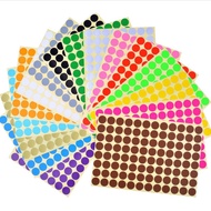 [SG Ready Stock] 1piece 10mm/19mm/25mm Round Sticker Label Dot Sticker Colourful Paper Rainbow Montessori Manipulative