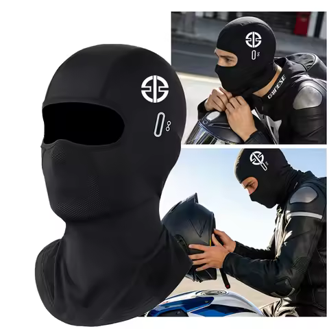For Kawasaki Ninja H1 H1R H10R H2 H2R H125R Motorcycle Balaclava Summer UV Protection Glasses Face B