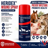 HERIDEX Wound Spray 150ML Vet Wound Care for Pigs, Cattle, Goats & Dogs