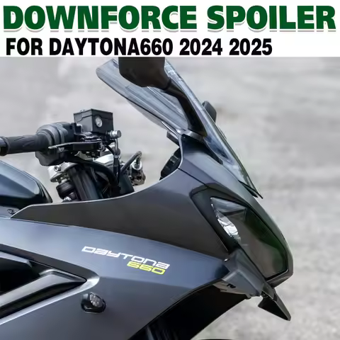 For Daytona 660 Daytona660 2024 2025 Motorcycle Front Spoiler Kit Downforce Naked Frontal Spoilers W