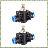 (F Y Z E) 2PCS SA Throttle Valve Air Control Valve 6mm 8mm 10mm Pipe Water Hose Pneumatic Manual Val