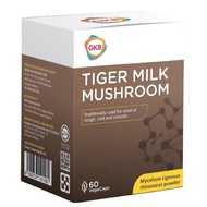 GKB Tiger Milk Mushroom 490mg Hu Ru Ling Zhi (60 Capsule) 虎乳灵芝