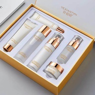 YEXIANYAN facial care set (cleansing foam+serum+eye cream+moisturizing cream+lotion+patting water) is for whitening skin.