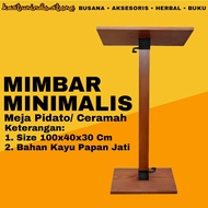 Pulpit / PortablePodium (Installation) size 100x40x30 CM Minimalist Speech Table Lecture Table